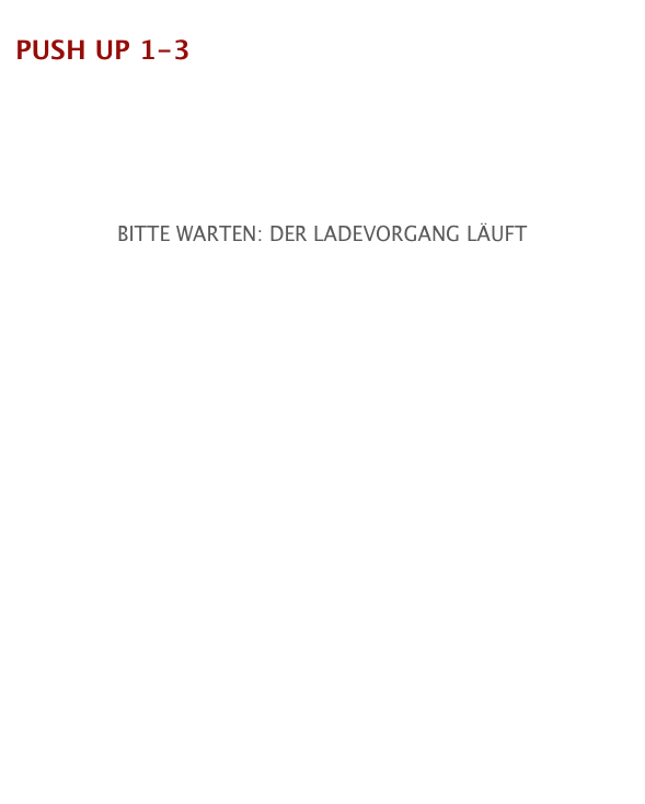
PUSH UP 1-3                                                                               zurück





BITTE WARTEN: DER LADEVORGANG LÄUFT



 

